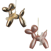 Plastic Balloon Dog Orn 2/A