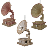 Plastic Phonograph Orn 3/A