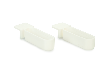 PLASTIC SNOEPBAKJE SMAL WIT 2X 1,3