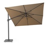 Platinum Zweefparasol Challenger T² 300x300 taupe