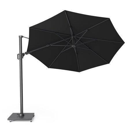 Platinum Zweefparasol Challenger T² ø350 zwart