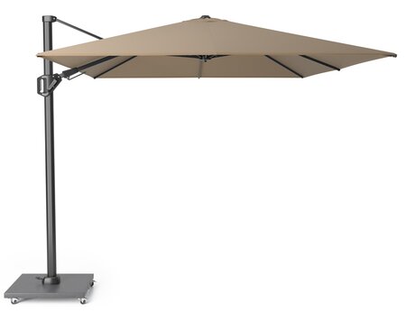 Platinum Zweefparasol Challenger T² 350x260 taupe - afbeelding 1