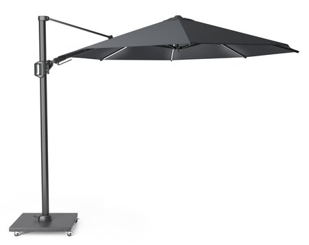 Platinum  Zweefparasol Challenger T² Glow ø350 antraciet - afbeelding 1