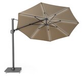 Platinum  Zweefparasol Challenger T² Glow ø350 taupe - afbeelding 2