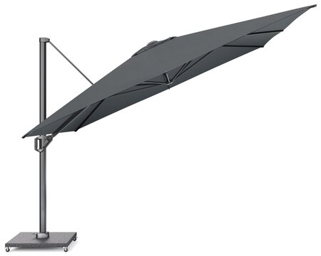 Platinum  Zweefparasol Challenger T¹ Premium 350x350 Faded black - afbeelding 2