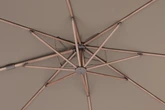 Platinum zweefparasol Nexus T² Premium Mocha 300x300 Havana - afbeelding 8