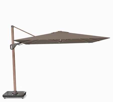 Platinum zweefparasol Nexus T² Premium Mocha 300x300 Havana - afbeelding 2