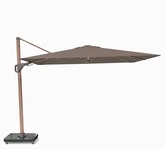 Platinum zweefparasol Nexus T² Premium Mocha 300x300 Havana - afbeelding 2