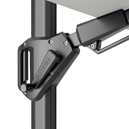 Platinum zweefparasol Voyager T² 270x270 antraciet - afbeelding 7