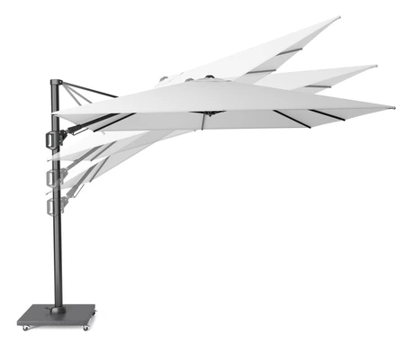 Platinum zweefparasol Voyager T² 270x270 antraciet - afbeelding 6