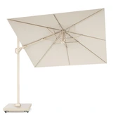 Platinum zweefparasol Voyager T² Sandstone 270x270 Ivory