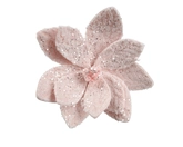 Poinsettia kunstbont d28h10cm z.rz - afbeelding 1