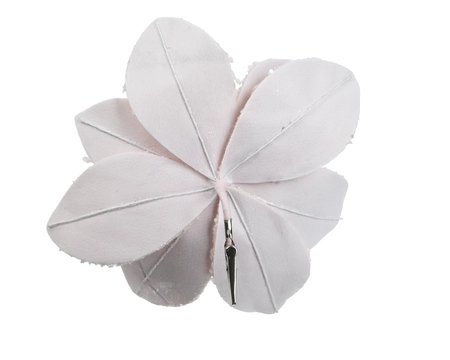 Poinsettia kunstbont d28h10cm z.rz - afbeelding 2