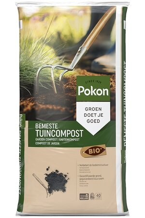 Pokon Bio Bemeste Tuincompost 40L - afbeelding 1