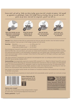Pokon Bio Kleinfruit Mest - 1kg - afbeelding 2