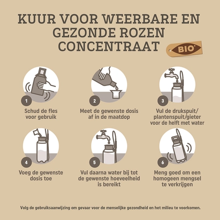 Pokon Bio Kuur voor Weerbare en Gezonde Rozen Concentraat 500ml - afbeelding 3