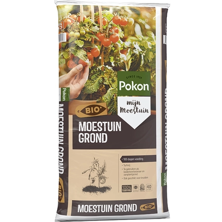 Pokon Bio Moestuingrond Turfvrij 40L - afbeelding 1