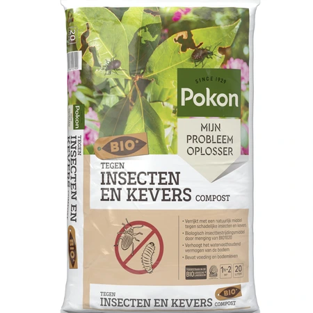 Pokon Bio Tegen Insecten en Kevers Compost - 20L - afbeelding 1