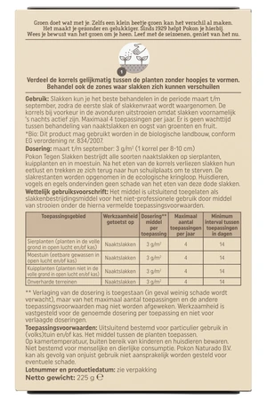 Pokon Bio Tegen Slakken Korrels 225gr - afbeelding 2