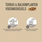 Pokon Bio Terras & Balkon Planten Voedingskegels - 15 stuks - afbeelding 3