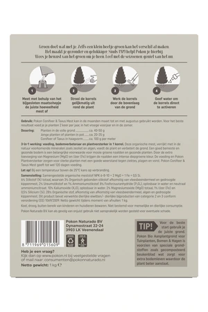 Pokon Conifeer & Taxus Mest 1kg - afbeelding 2