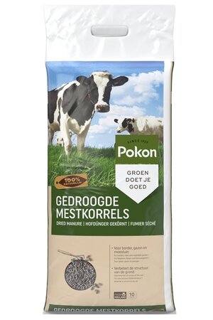 Pokon Gedroogde Mestkorrel 10kg - afbeelding 1