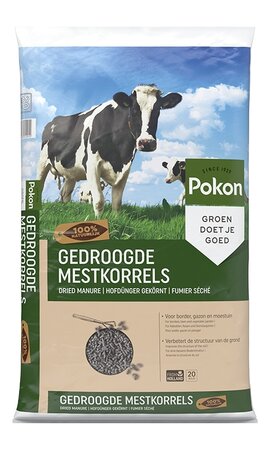 Pokon Gedroogde Mestkorrel 20kg - afbeelding 1