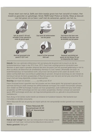 Pokon Graszaad Inzaai - 500gr - afbeelding 2