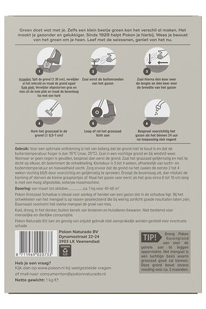 Pokon Graszaad Schaduw 1kg - afbeelding 2