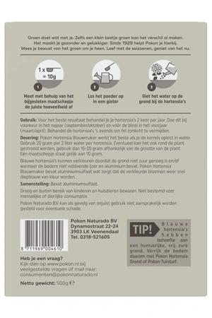 Pokon Hortensia Blauwmaker - 500g - afbeelding 2