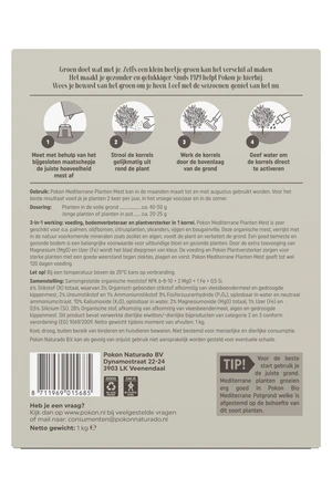 Pokon Mediterrane Planten Mest - 1kg - afbeelding 2
