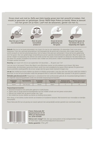 Pokon Mos Weg! 1,75kg voor 50mВ  - afbeelding 3