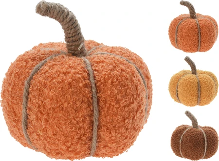 Pompoen Deco 13cm (1 stuk, div. soorten) - afbeelding 1