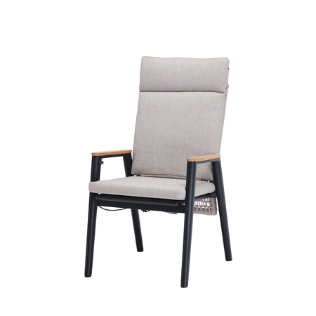 Portland dining set laag voor 4 personen (alu) - afbeelding 2