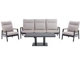Portland loungeset met 3-zitsbank - afbeelding 1