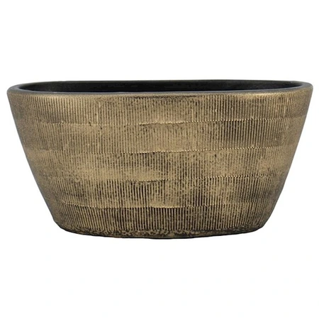 Pot Abby ovaal 30x15x14cm goud