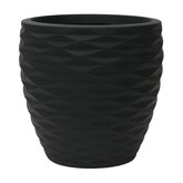 Pot Atlantic Matt Black - D 34 x H 33 cm