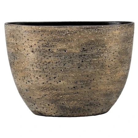 Pot Aveiro ovaal 50x20x36 bruingoud