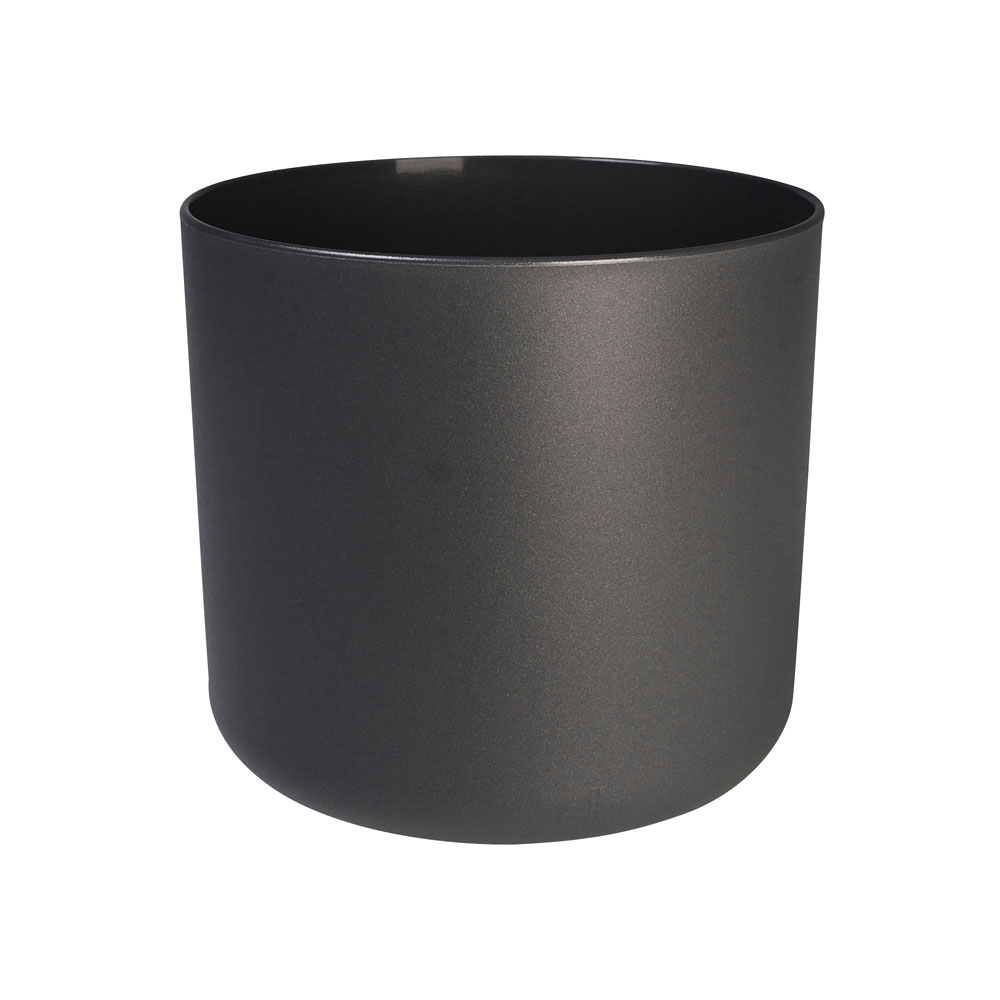 Elho B.for Soft Round 14 - Vaso per Interno - 100% Plastica Riciclata - 13.8 x H 12.5 cm - Bianco/White