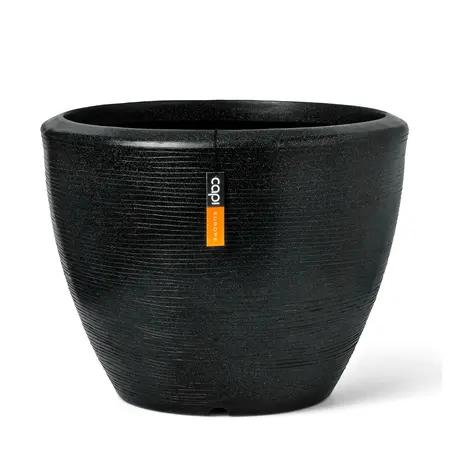 Pot bol Arc Granite 60x48 zwart