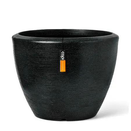 Pot bol Arc Granite 75x60 zwart