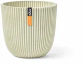 Capi Pot bol Groove 28x27 zaagsel beige
