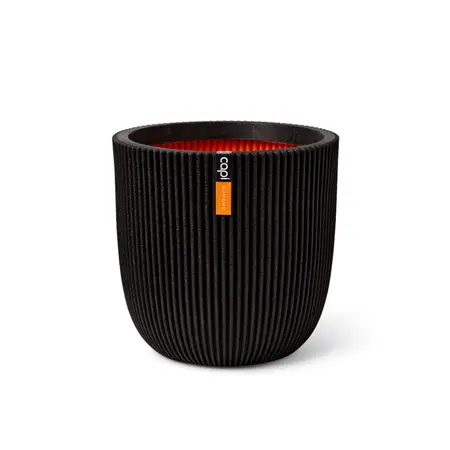 Pot bol Groove NL 43x41 zwart