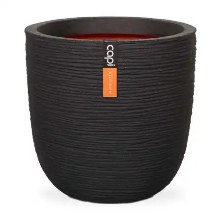 Pot bol Rib NL 35x34 zwart