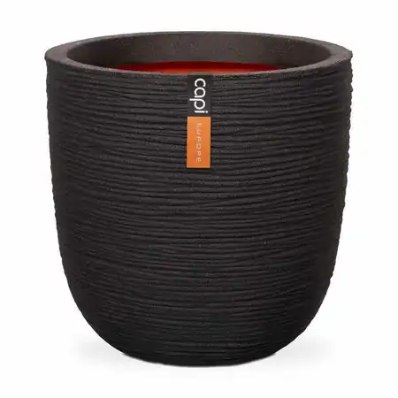 Pot bol Rib NL 55x53 zwart