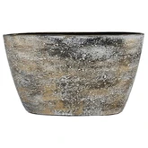 Pot Coimbra ovaal 44x16x26cm grijs