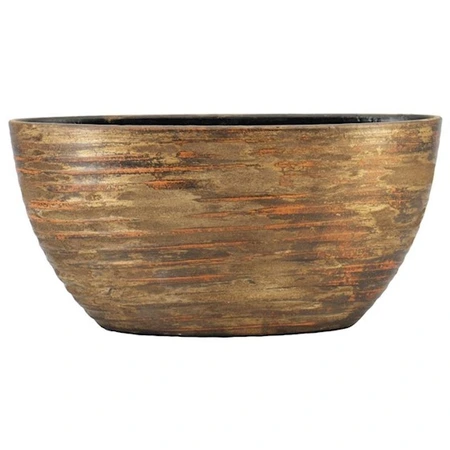 Pot Funchal ovaal 49x20x25cm goud - afbeelding 1