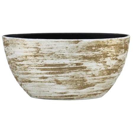 Pot Funchal ovaal 49x20x25cm wit - afbeelding 1