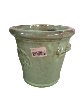 Pot geglazuurd D 25 x H 24 cm Jadeblack - afbeelding 1