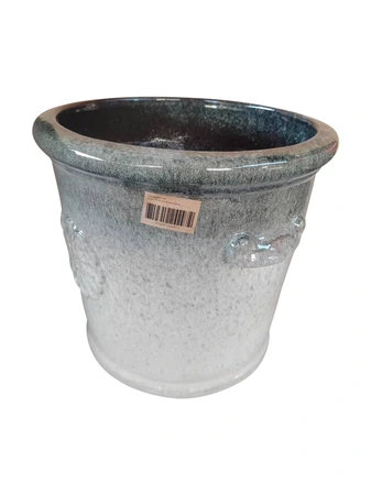 Pot geglazuurd D 35 x H 32 cm Browncream - afbeelding 1